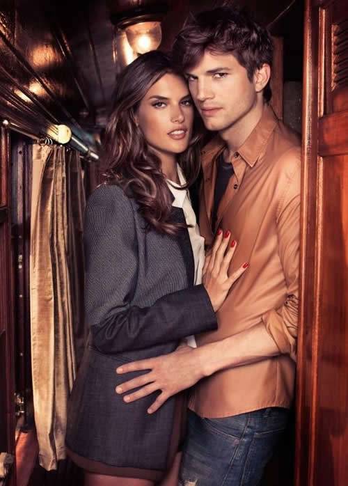 Campagna COLCCI-Alessandra-Ambrosio-Ashton-Kutcher