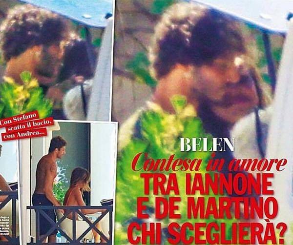Belen e Stefano a Ibiza scatta il bacio il ravvicinamento c'è e si vede