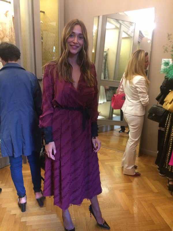Sonia Lorenzini da Venezia alle sfilate di Milano Moda donna ecco il look
