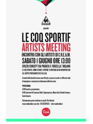 Le Coq Sportif Artists Meeting