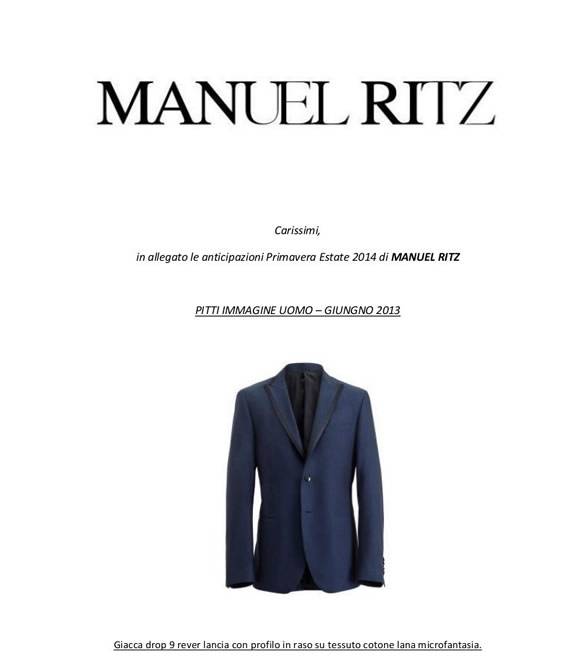 Manuel Ritz Primavera Estate 2014