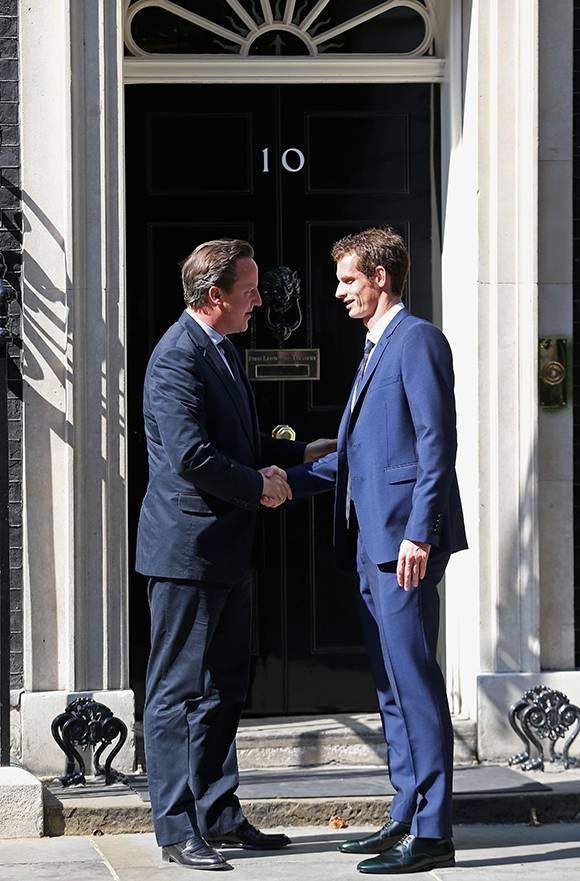 Andy Murray in Burberry