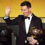 Leo Messi Pallone d'Oro Armani