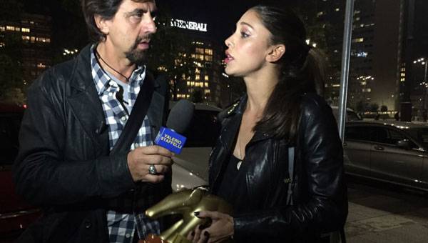 Belen Rodriguez tapiro