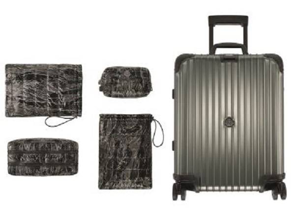 Rimowa e Moncler continua la collaborazione con un nuovo set di valigie