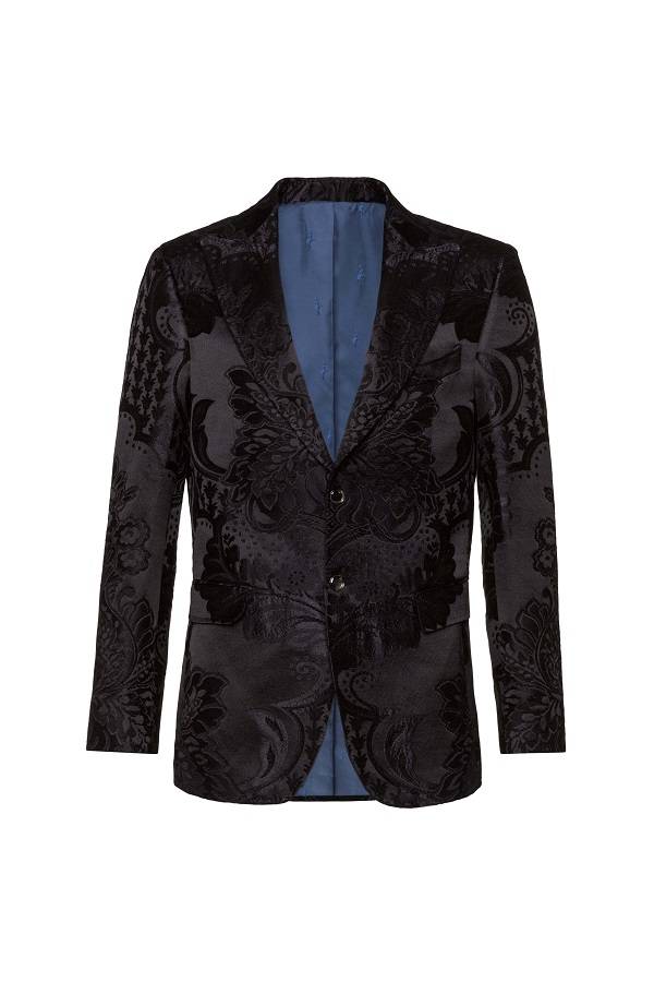 Ettore Bugatti presenta il tuxedo damascato per l'autunno inverno 2016/2017