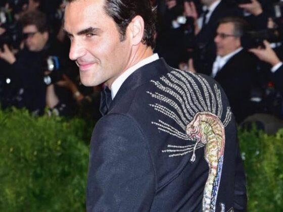 Met Gala 2017 look Federer stupisce in Gucci