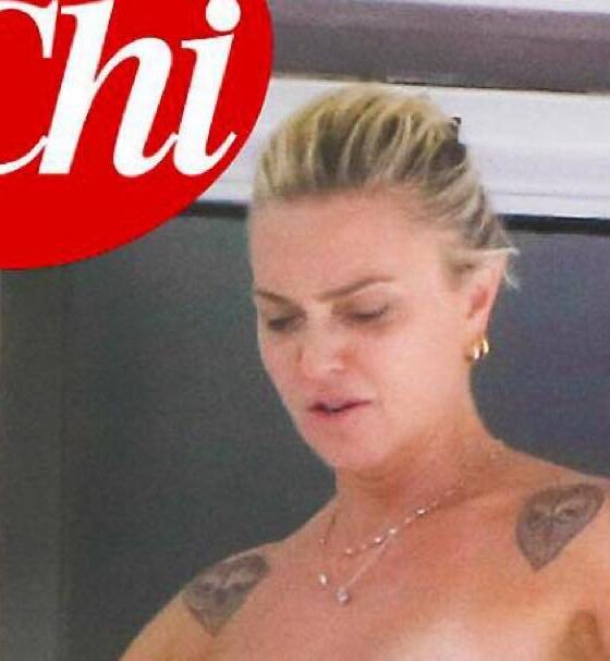 Paola Barale t0pless con il suo Raz Degan finisce in copertina