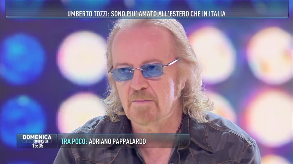 Umberto Tozzi a Domenica Live "Ho rischiato la vita". Il concerto all'Arena di Verona