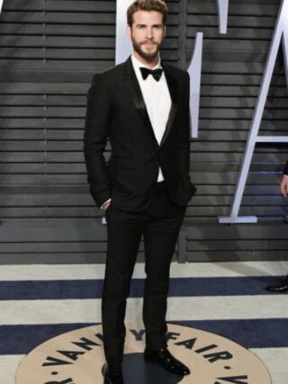 Oscar 2018 abiti e stilisti Burberry ha vestito LIAM HEMSWORTH e MARTIN MCDONAGH