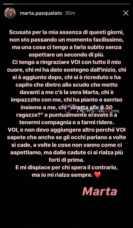 parole marta pasqualato