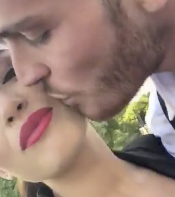 Nilufar e Giordano a Roma si dichiarano amore eterno, ecco il video