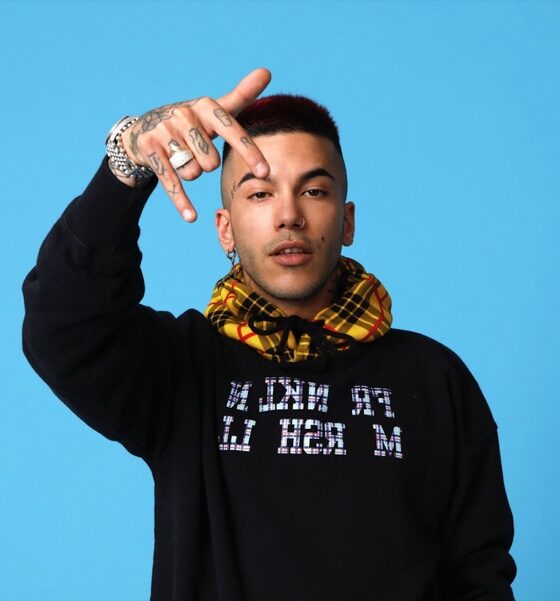 SFERA EBBASTA a Pitti Uomo giugno 2018 per indossare il look della prossima stagione