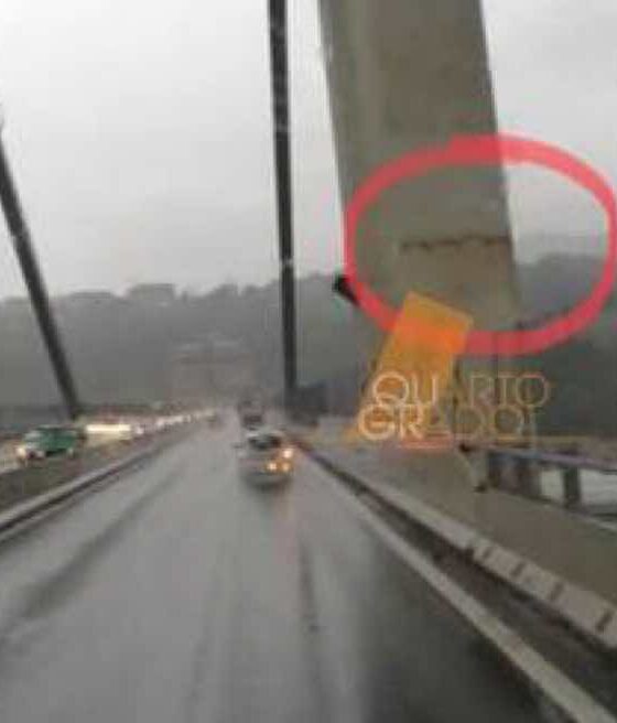 Crollo del ponte Morandi in un video di Quarto Grado la crepa del pilastro la causa