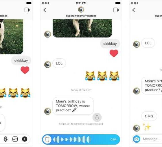 Come mandare messaggi vocali su instagram dopo l'aggiornamento dell'app