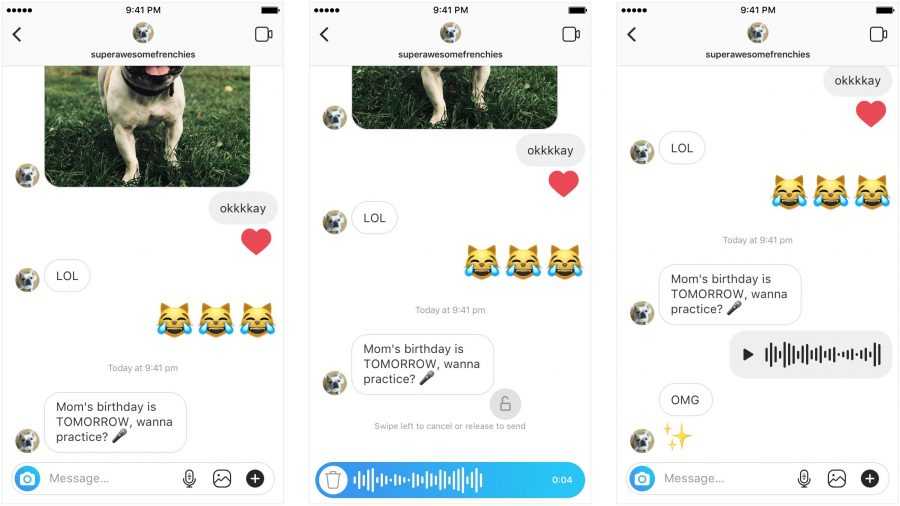 Come mandare messaggi vocali su instagram dopo l'aggiornamento dell'app