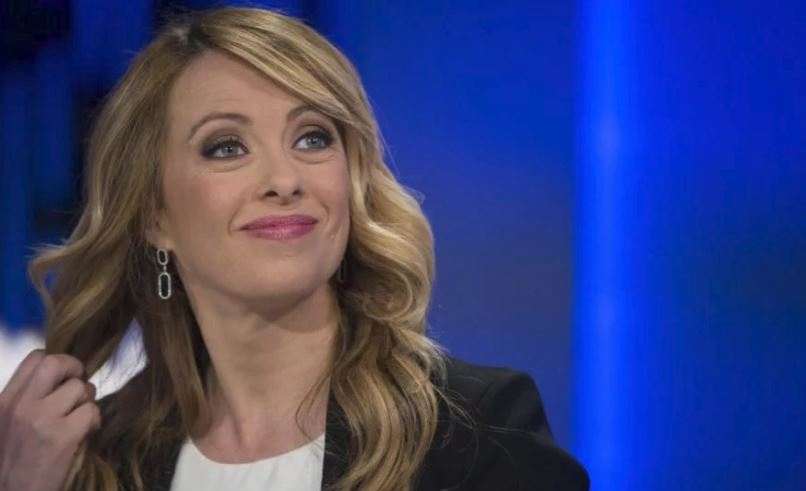 Giorgia Meloni da Chiambretti parla di Salvini:"Non so se vincerà le europee"