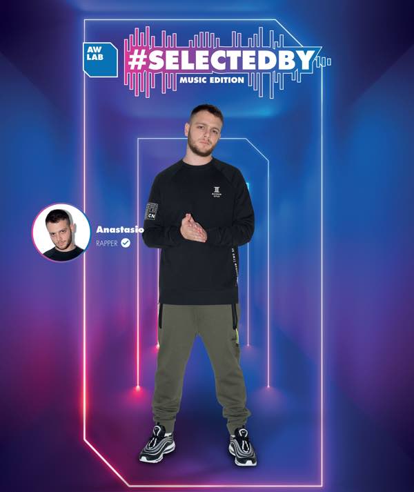 Anastasio da X Factor a testimonial esclusivo per AW LAB