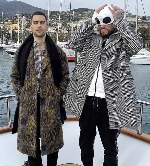 Gue Pequeno Sanremo 2019 abito e stilista per cantare con Mahmood