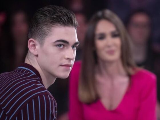 Hardin e Tessa di After intervista a Verissimo prima dell'uscita del film