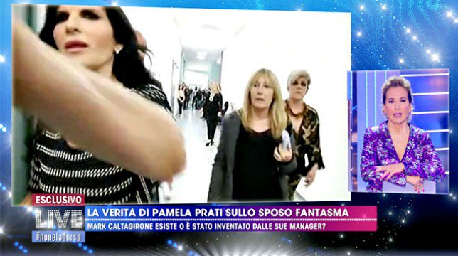 Caso Pamela Prati la donna chiama i carabinieri e urla, lo conferma anche la Panicucci
