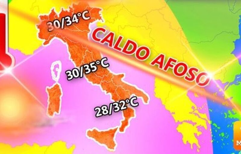 Meteo giugno settimana del 24 caldo afoso in arrivo in Italia quanto dura?