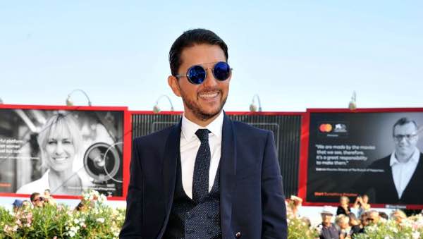 Adriano Pantaleo Festival di Venezia red carpet abito e look